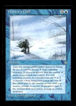 Winter's Chill LP Light Play Ice Age MTG [12153] - Image 1