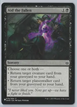 MTG Magic the Gathering The List Reprints #76 Aid the Fallen - Image 1