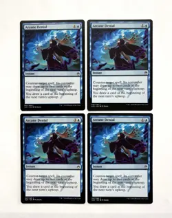 MTG MAGIC THE GATHERING 4X ARCANE DENIAL INSTANT MASTERS 25 ♨ - Image 1