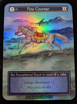 Sorcery Contested Realm - Fine Courser FOIL - - Arthurian Legends - Pack Fresh! - Image 1