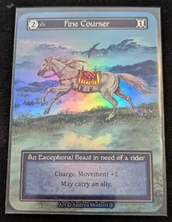 Sorcery Contested Realm - Fine Courser FOIL - - Arthurian Legends - Pack Fresh! - Image 3