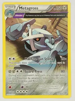 Pokemon TCG Metagross Ancient Origins Regular Rare Card 50/98 - Image 1