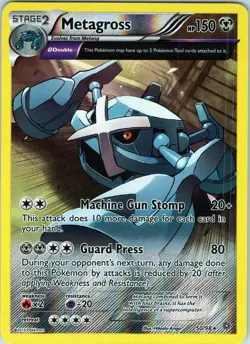 Metagross 50/98 Rare - Pokemon TCG XY: Ancient Origins - Reverse Holo (LP) - Image 1