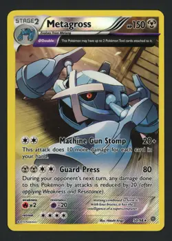 Metagross 50/98 Reverse XY Ancient Origins Rare Pokemon TCG - Image 1
