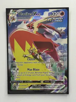 Pokemon TCG Blaziken VMAX Silver Tempest Trainer Gallery TG15/TG30 NM - Image 1