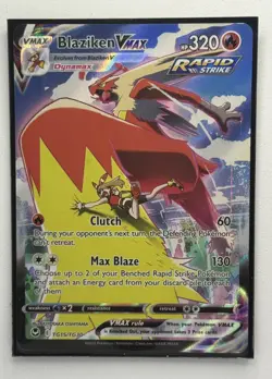 Pokemon TCG Blaziken VMAX Silver Tempest Trainer Gallery TG15/TG30 NM - Image 2