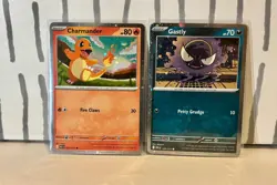 Pokemon TCG Charmander 020/217 & Gastly 123/217 Cosmo Holo Promo Ascended Heroes - Image 1