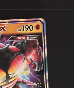 Buzzwole GX 57/111 Crimson Invasion Ultra Rare Holo Pokemon Card LP - Image 4