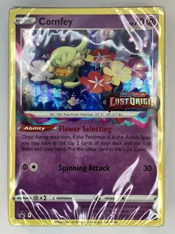 Comfey NM SWSH242 Lost Origin Build & Battle Deck Promo SEALED Pokemon TCG - Image 2