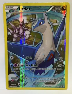 Pokemon TCG Latios XY79 XY Black Star Promo Full Art Ultra Rare Holo Card - Image 1