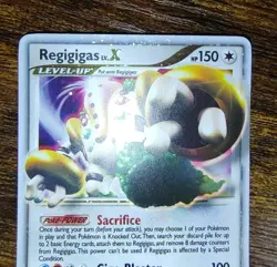 Regigigas Lv. X 100/100 Stormfront Pokemon Holo Ultra Rare (NM Front, LP Back) - Image 3