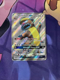 Gumshoos GX (Full Art) 145/149 SM Base Set Pokemon TCG NM - Image 1