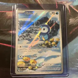 Piplup 098/094 Mega Phantasmal Flames Pokemon TCG Illustration Rare NM - Image 1