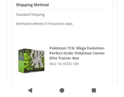 Pokemon Center Mega Evolution Perfect Order Elite Trainer Box ETB PRESALE! - Image 2
