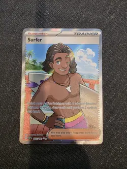 Pokemon TCG - Surfer - 235/191 Surging Sparks Ultra Rare *Near Mint* - Image 1