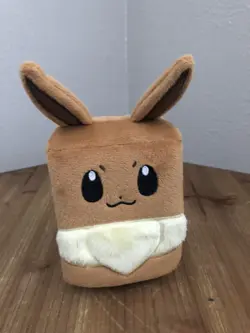 Pokemon TCG Fuzzy Eevee Deck Box Pokemon Center - Image 1