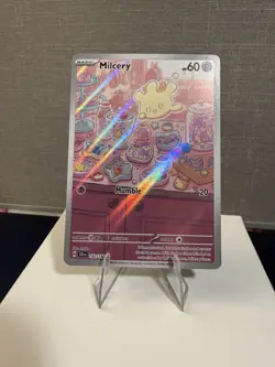Milcery 152/142 Sv07: Stellar Crown Holo Full Art Pokemon NM - Image 1