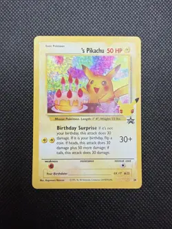Birthday Pikachu Holo 24 Celebrations Classic Collection Pokemon 2021 NM - Image 1