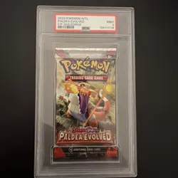 PSA 9 Mint Pokemon Scarlet & Violet Paldea Evolved Booster Pack Skeledirge - Image 1