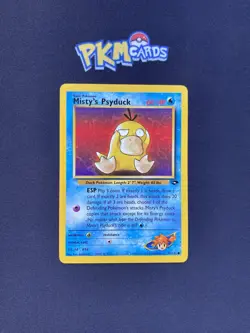 Pokemon TCG Misty's Psyduck Gym Challenge 90/132 Regular LP. - Image 1