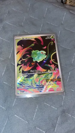 Pokemon TCG Bulbasaur Mega Evolution 133/132 Box Topper Promo Stamped NM - Image 1