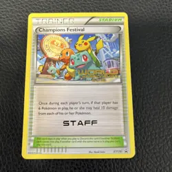 Pokemon TCG Champions Festival XY176 STAFF Promo EN World Championship 2016 🔥 - Image 1