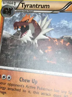 Pokemon TCG Tyrantrum 62/111 Regular Non Holo Rare XY Furious Fists LP - Image 2