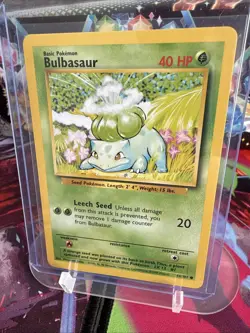 Pokemon TCG Bulbasaur Base Set 44/102 Never Played, Near Mint!! - Image 1