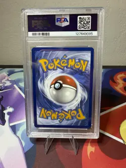 2025 Pokemon Dri En-Destined Rivals Team Rocket's Meowth #203 PSA 10 - Image 2