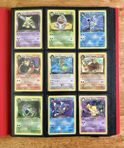Pokemon Game 2000 Team Rocket 1st Edition Complete Non Holo Set #18-82 * Minty - Image 1