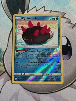 Pyukumuku - Sun & Moon Base Set - 47/149 - Reverse Holo Uncommon - Pokemon TCG - Image 1