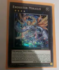 🔥1x MP23-EN256 EXOSISTER MIKAILIS - Prismatic Secret Rare 1st Edt Yu-Gi-Oh M/NM - Image 2