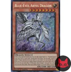 Yugioh Blue-Eyes Abyss Dragon RA01-EN016 Secret Rare 1st Edition NM - Image 1