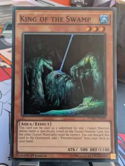 YuGiOh! King of the Swamp FUEN-EN040 Super Rare 1st Ed - Image 1