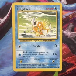 Pokemon - Magikarp 35/102 Uncommon Base Set MP - Image 1