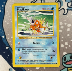 Magikarp 35/102 Shadowless Base Set Pokemon Card WOTC Vintage MP - Image 1