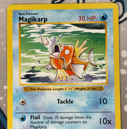 Magikarp 35/102 Shadowless Base Set Pokemon Card WOTC Vintage MP - Image 2