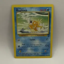 Magikarp Base Set 35/102 Uncommon Pokemon Card Unlimited Edition MP 1999 Vintage - Image 1