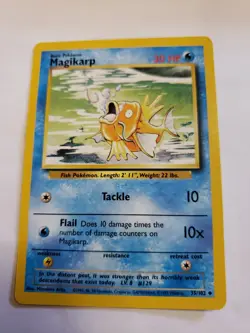 Pokemon TCG | Magikarp 35/102 | Base Set Unlimited | MP - Image 1