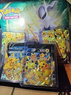 Pikachu V-Union [Set of 4] SWSH: Sword & Shield Promo Cards Holo - Image 1