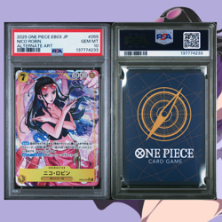 Nico Robin (Alt Art) EB03-055 SR ONE PIECE Heroines Edition ONE PIECE JP PSA 10 - Image 2