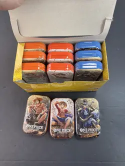 One Piece Card Game [12x] Tin Pack Set Vol.2 [TS-02] Display English In Hand USA - Image 4