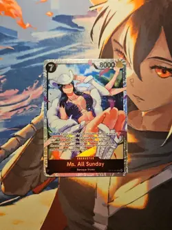 One Piece TCG Ms. All Sunday SR OP14-084 The Azure Sea's Seven English NM/M - Image 1
