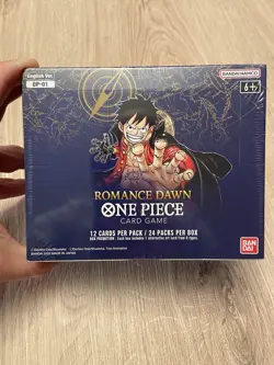 ONE PIECE TCG OP01 Romance Dawn ENG Booster Box (White Bottom) Factory Sealed - Image 1