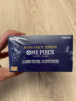 ONE PIECE TCG OP01 Romance Dawn ENG Booster Box (White Bottom) Factory Sealed - Image 5