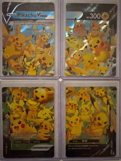 Pikachu V-Union [Set of 4] SWSH: Sword & Shield Promo Cards Holo - Image 1