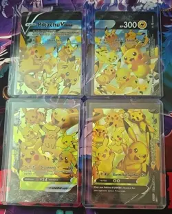 Pikachu V-Union [Set of 4] SWSH: Sword & Shield Promo Cards Holo - Image 1