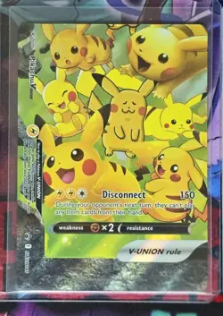 Pikachu V-Union [Set of 4] SWSH: Sword & Shield Promo Cards Holo - Image 5