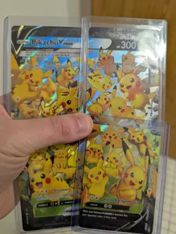 Pikachu V-Union [Set of 4] SWSH: Sword & Shield Promo Cards Holo - Image 1