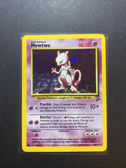 Mewtwo 010/130 Base Set 2 Holo Pokemon WOTC NM BEAUTIFUL PSA WORTHY! - Image 1